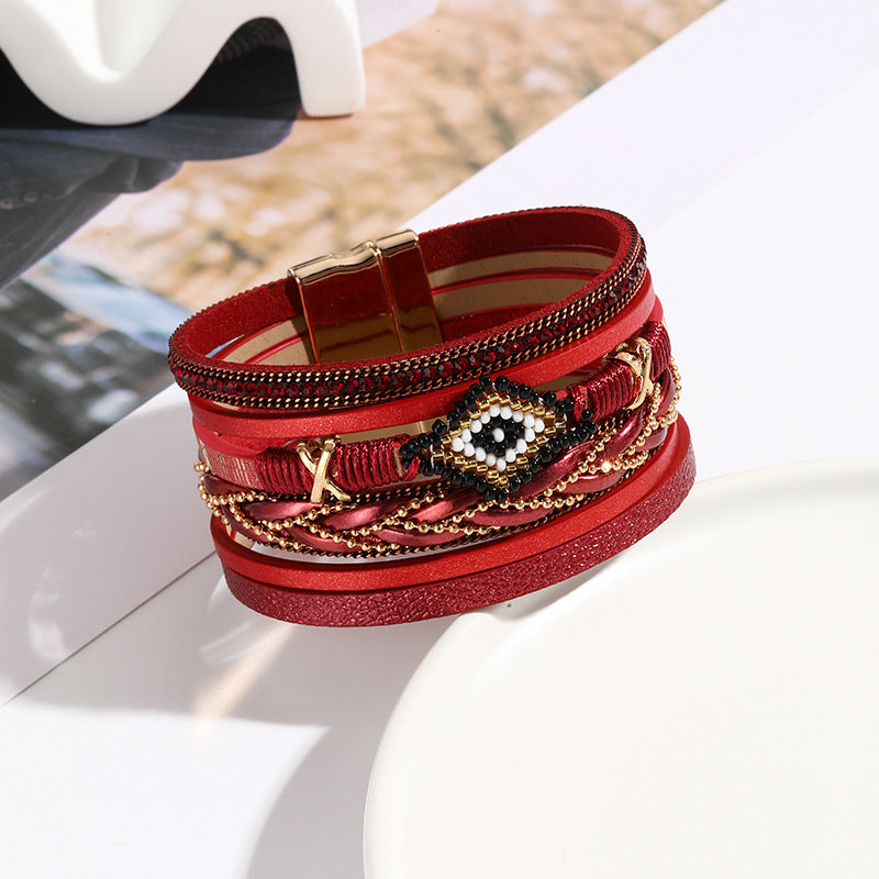 Bohemian style free personality and unyielding bracelet