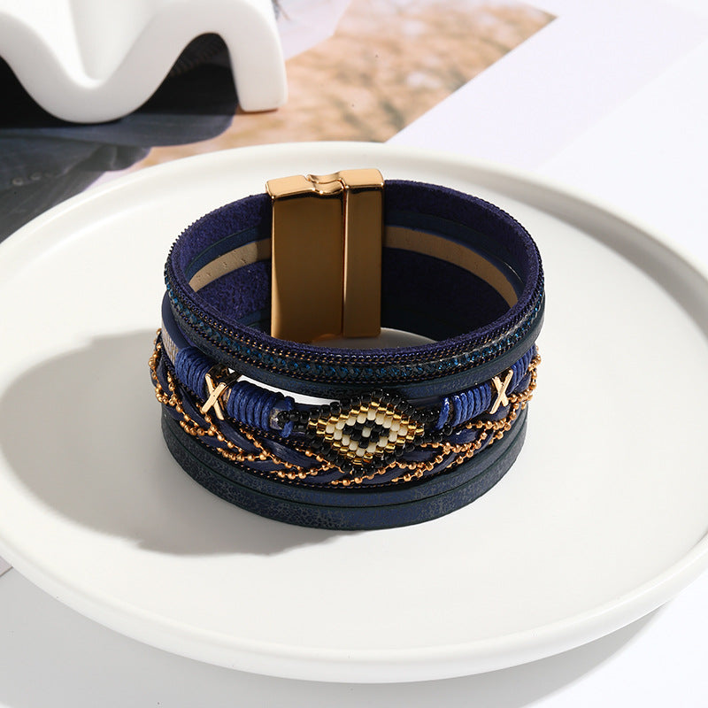 Bohemian style free personality and unyielding bracelet